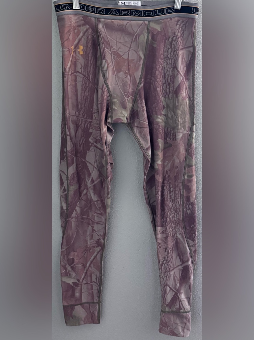 Under Armor Men’s Camouflage Long John Leggings, Size XL
